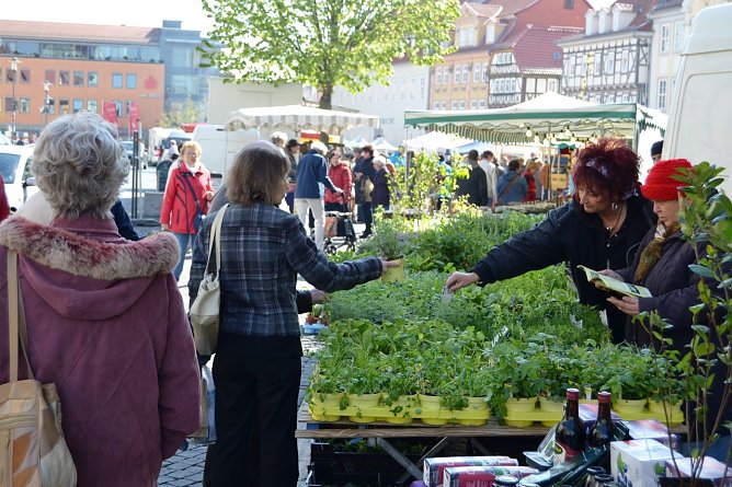 Traditioneller Ostermarkt am Gr&uuml;ndonnerstag in M&uuml;hlhausen (Foto: Stadtverwaltung M&uuml;hlhausen.)