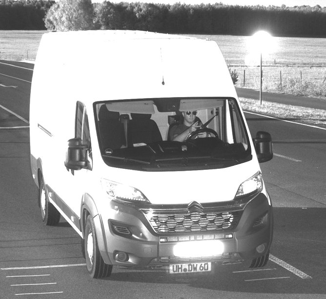 Wer erkennt den Fahrer? (Foto: Landespolizeiinspektion Nordhausen)