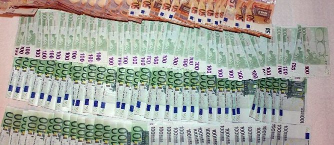 Sichergestelltes Bargeld (Foto: Polizei)