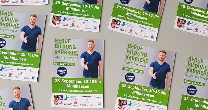 Berufsmesse (Foto: LRA Unstrut-Hainich)