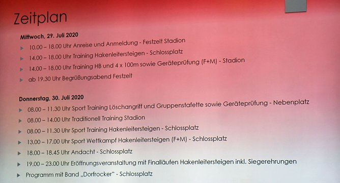 Vorschau auf die Deutschen Feuerwehrmeisterschaften (Foto: Karl-Heinz Herrmann) Vorschau auf die Deutschen Feuerwehrmeisterschaften (Foto: Karl-Heinz Herrmann)