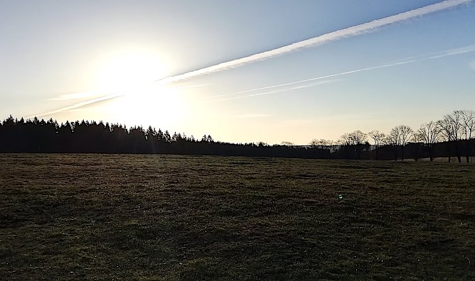 Sonne &uuml;ber Sophienhof (Foto: W.J&ouml;rgens)