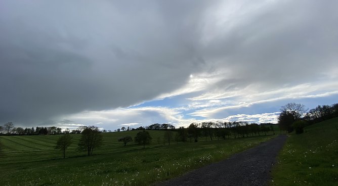 Gewitterstimmung in Th&uuml;ringen (Foto: oas)