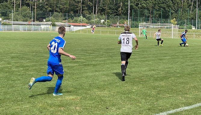 Wacker testete gegen Preu&szlig;en (Foto: oas)