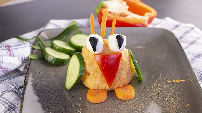 Niedlich und lecker: Mit den Kartoffel-Eulen macht Gemüse-Essen auch den Kleinsten Spaß (Foto: KMG) Niedlich und lecker: Mit den Kartoffel-Eulen macht Gemüse-Essen auch den Kleinsten Spaß (Foto: KMG)