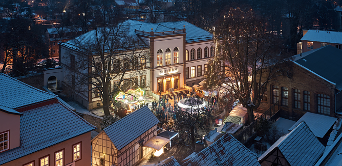 M&uuml;hlh&auml;user Weihnachtsmarkt (Foto: Tino Sieland, Stadtverwaltung M&uuml;hlhausen.)