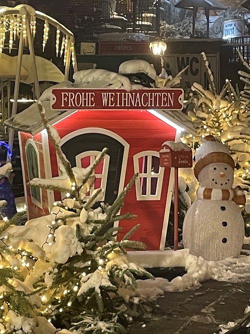 Frohe Weihnachten vom Erfurter Weihnachtsmarkt (Foto: Tim Sch&auml;fer)