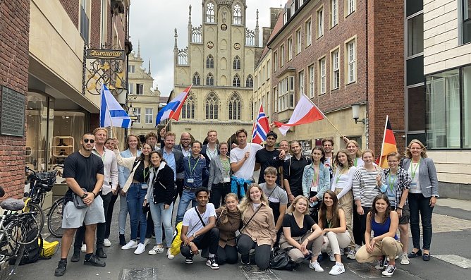 Nach 2021 sind erneut junge Leute aus M&uuml;hlhausen zu den Twin-City-Games in die Partnerstadt M&uuml;hlhausen eingeladen. (Foto: &copy; Stadt M&uuml;nster)