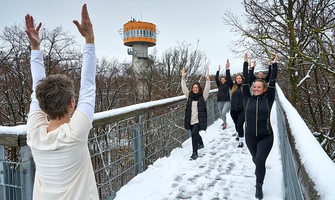 Fit und gesund auf dem Baumkronenpfad (Foto: &copy; Tino Sieland)