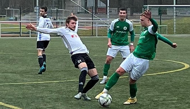 Szene aus dem Testspiel in Ilmenau (Foto: M.Fromm)