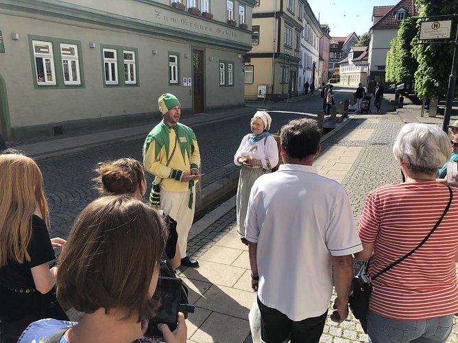 Die G&auml;stef&uuml;hrer in Bad Langensalza pr&auml;sentieren zum Innenstadtfest die sch&ouml;nsten Seiten ihrer Stadt (Foto: Patrick Kosiol)