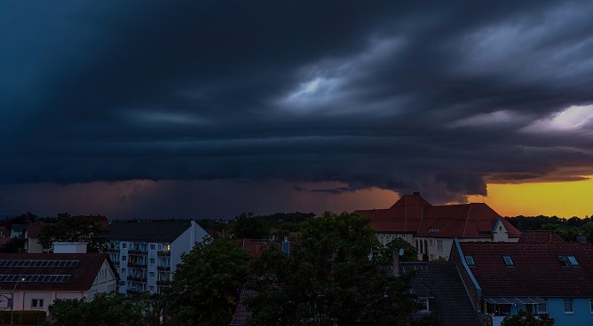 Gewitterstimmung gestern Abend (Foto: M.Oszinow)