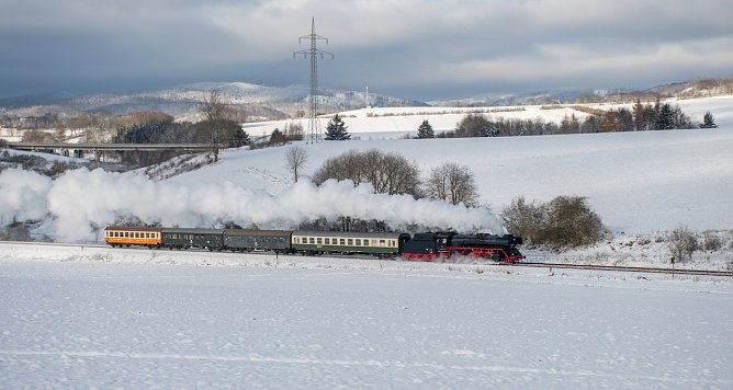 41 1144 der IGE Werrabahn am 2.12.2023 (Foto: Falk Hoffmann)
