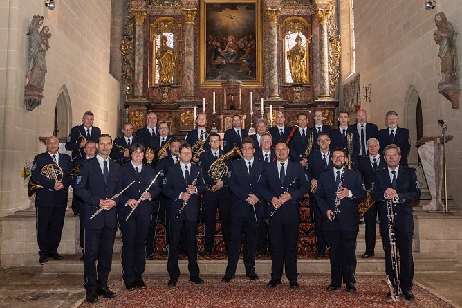 Das Thüringer Polizeiorchester ist demnächst zu Gast in Bickenriede (Foto: Rotary Club Mühlhausen) Das Thüringer Polizeiorchester ist demnächst zu Gast in Bickenriede (Foto: Rotary Club Mühlhausen)