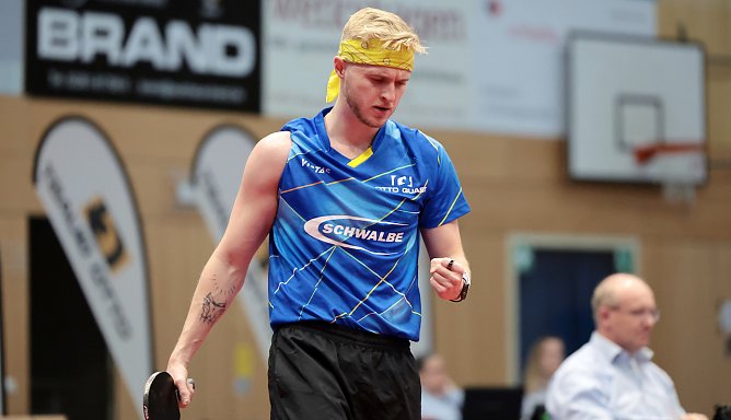 Der Bergneust&auml;dter Romain Ruiz machte den M&uuml;hlh&auml;usern das Leben schwer (Foto: TTC Schwalbe Bergneustadt)