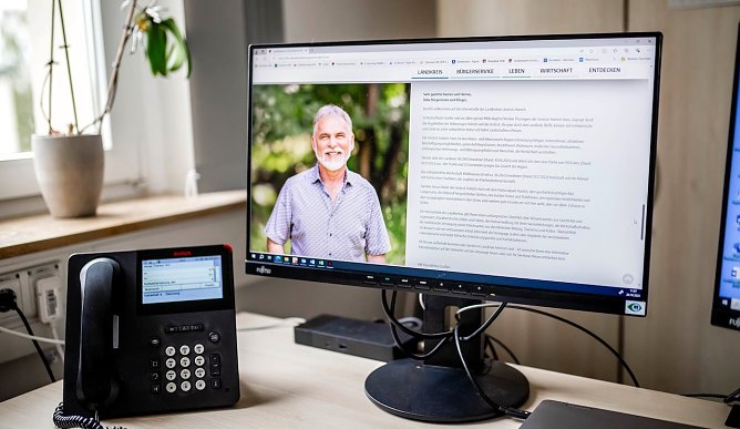 Der Landkreis bekommt eine neue Homepage (Foto: Landratsamt UH)