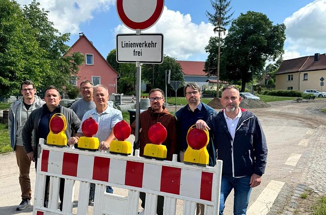 Fortschritte bei den Bauma&szlig;nahmen in N&auml;gelstedt (Foto: R.Rothe)