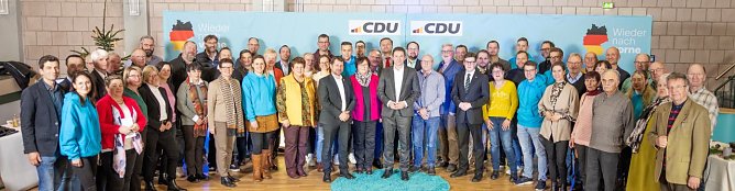 Die CDU hat ihren Spitzenkandidaten gew&auml;hlt (Foto: CDU Nordth&uuml;ringen)