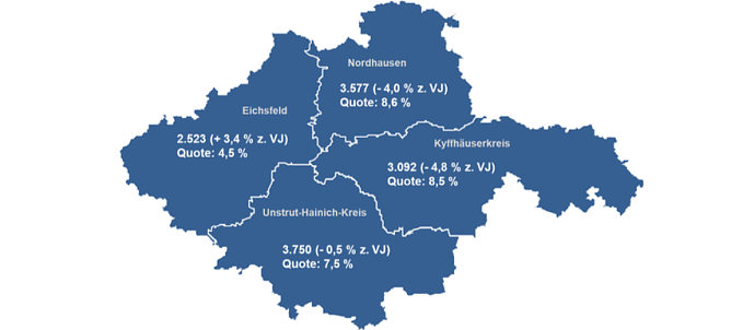Arbeitsmarkt im M&auml;rz (Foto: Agentur f&uuml;r Arbeit Th&uuml;ringen Nord)