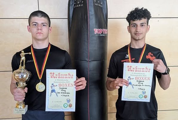 Leo und Mustafa holten Gold f&uuml;r Th&uuml;ringen und Bad Langensalza (Foto: Felix Becke)