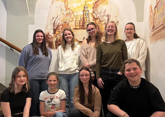 Das neu zusammengetretene Jugendparlament Bad Langensalzas (Foto: Pauline Schr&ouml;der)