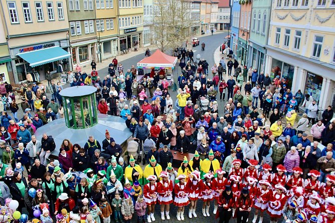 Beginn der 5. Jahreszeit in Bad Langensalza am 11.11.2025 (Foto: Eva Maria Wiegand)
