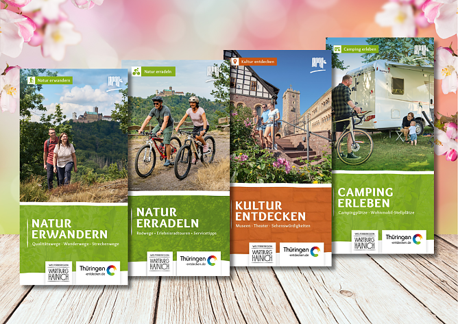 Neue Brosch&uuml;ren Welterberegion Wartburg Hainich  (Foto: Welterberegion Wartburg Hainich e.V. )