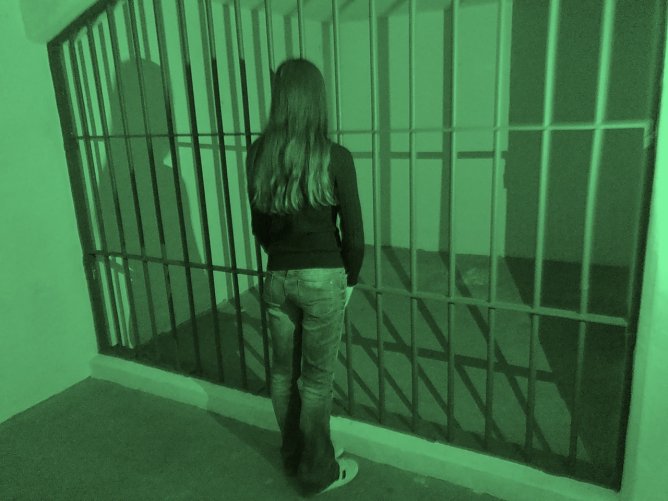 Kellergef&auml;ngnis aus Zeiten des Nationalsozialismus im heutigen Th&uuml;ringer Landtag (Foto: Eva Maria Wiegand)