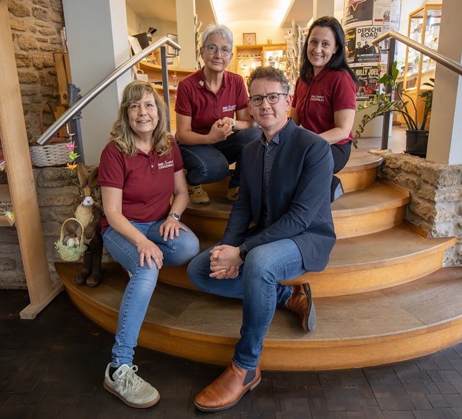 Das Team der Tourist-Information Bad Langensalza (Foto: KTL Kur- und Tourismus GmbH)