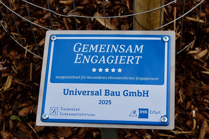 Ehrenamtsplakette (Foto: Eva Maria Wiegand) Ehrenamtsplakette (Foto: Eva Maria Wiegand)