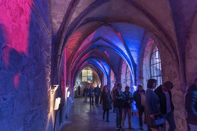 Der Kreuzgang von Kloster Michaelstein. (Foto: Günther Jentsch) Der Kreuzgang von Kloster Michaelstein. (Foto: Günther Jentsch)