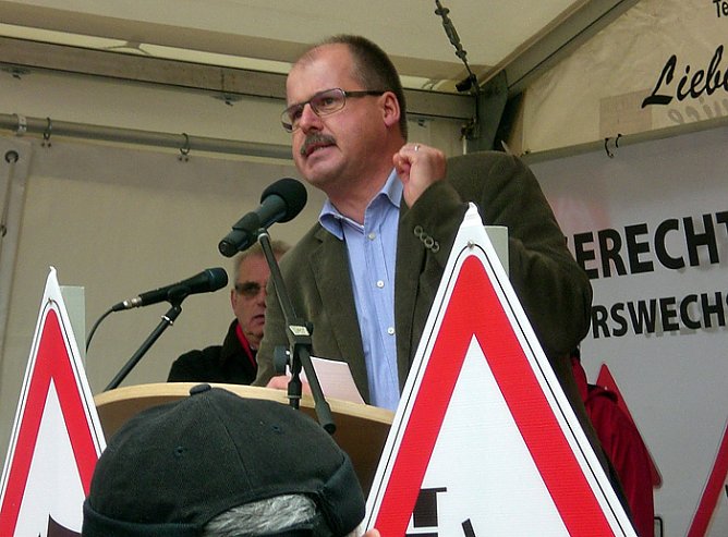 "Gerecht geht anders�" (Foto: Klaus Henze)