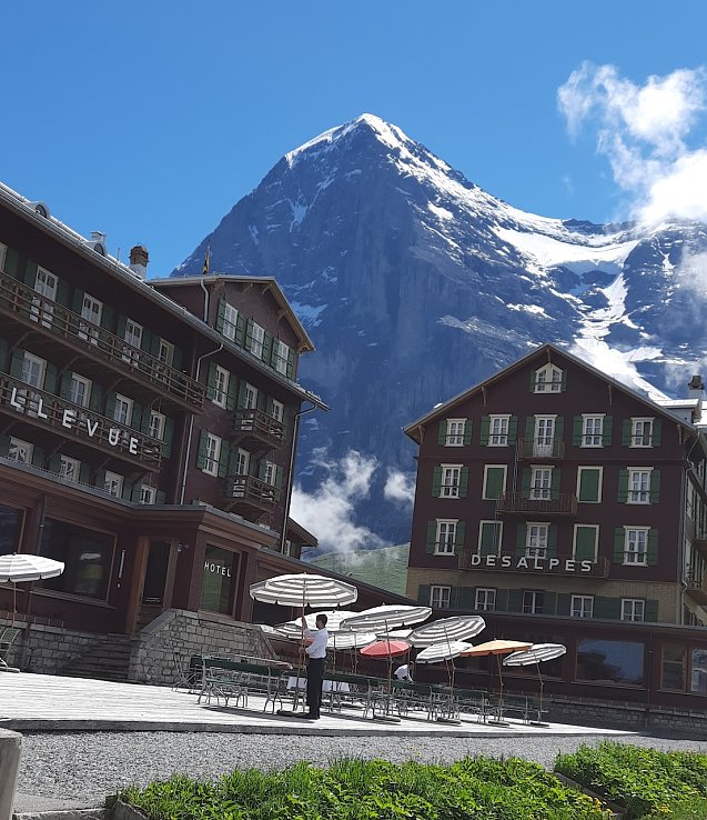 Bild: Blick auf die Eiger-Nordwand
