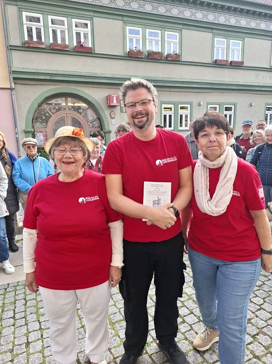 Bild: Die Bad Langensalzaer G&auml;stef&uuml;hrer Rosemarie Herzog, Patrick Kosiol und Petra Schn&uuml;rch