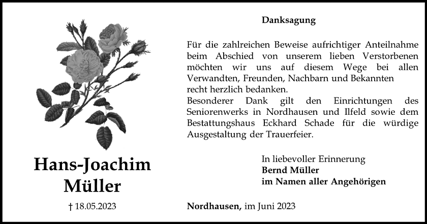 Danksagung (Foto: Schade)