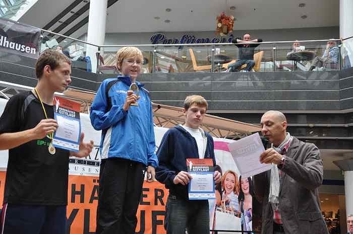 Siegerehrung in der Galerie