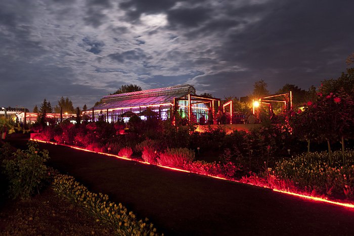 Botanischer Garten im Lichtermeer