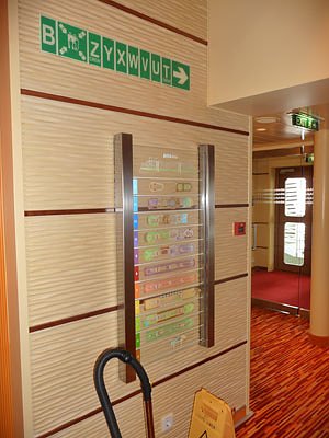 Kreuzfahrtriesen getestet: Fluchtwege kaum lesbar auf der AIDA diva