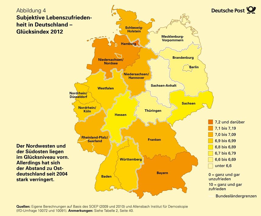 Infografiken: Lebenszufriedenheit