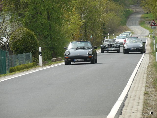 Oldtimer und Porsche - Ausfahrt am 1. Mai