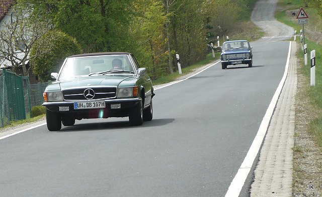 Oldtimer und Porsche - Ausfahrt am 1. Mai