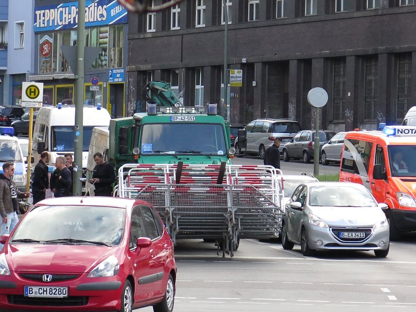Revolution&auml;re 1. Mai Demo