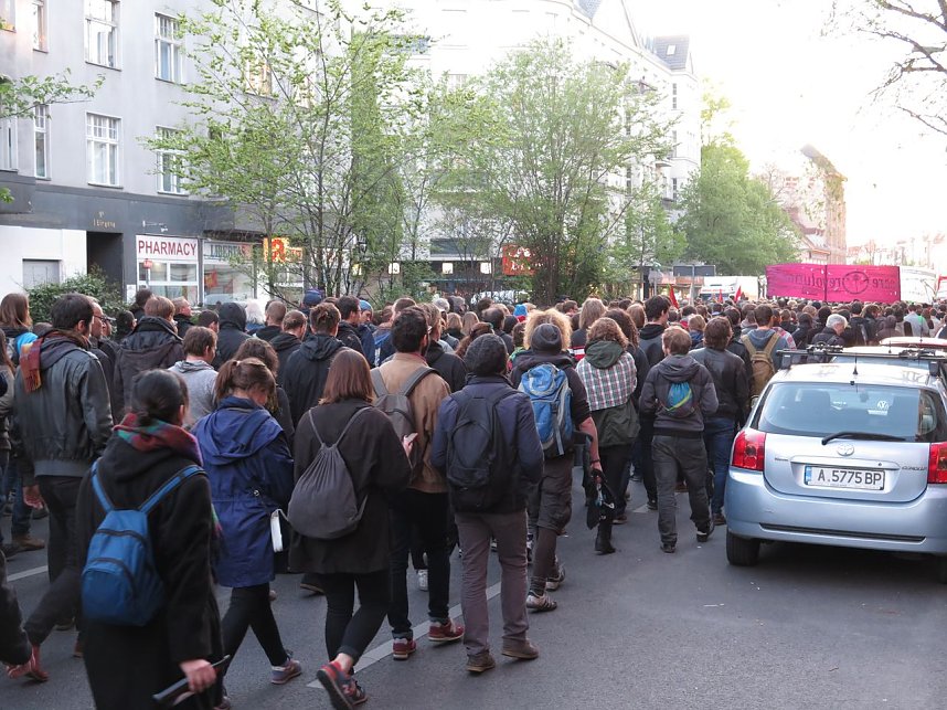 Revolution&auml;re 1. Mai Demo