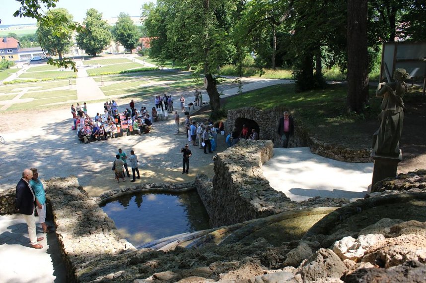 Die Gro&szlig;e Kaskade mit Feier &uuml;bergeben