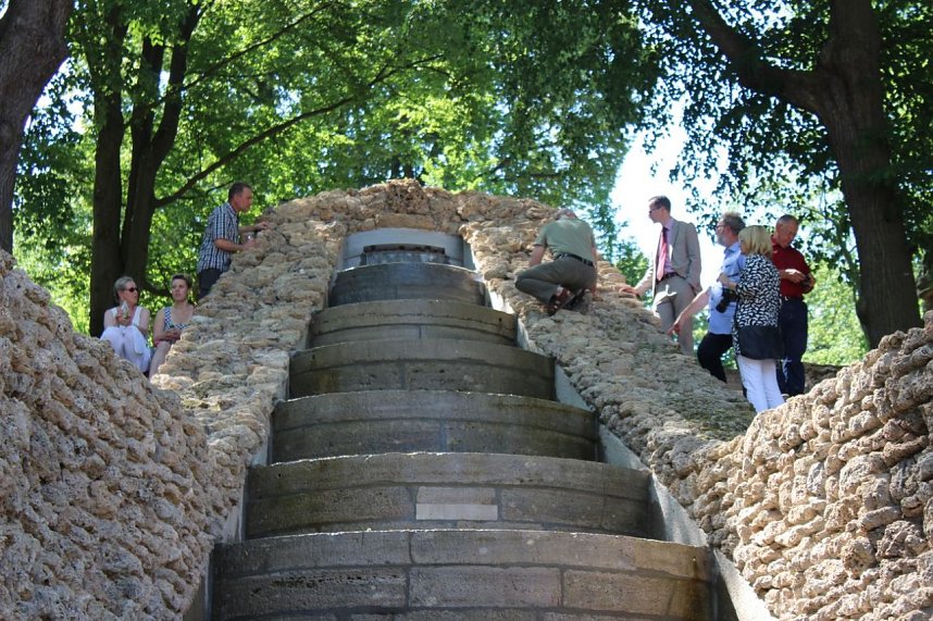 Die Gro&szlig;e Kaskade mit Feier &uuml;bergeben