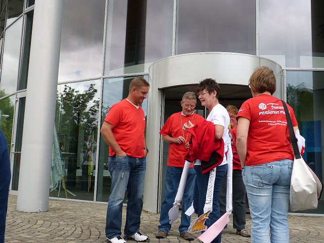 Protest der Besch&auml;ftigten