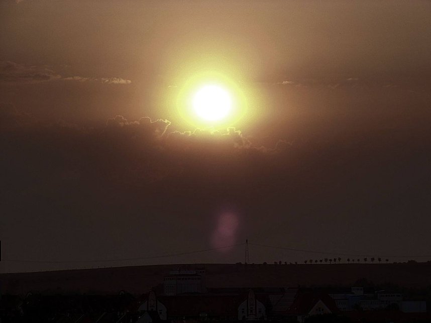 Gestriger Sonnenuntergang