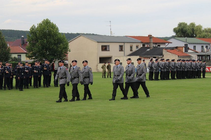 Feierliche Vereidigung in Berka