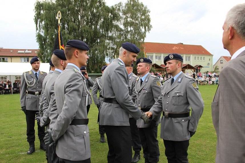 Feierliche Vereidigung in Berka
