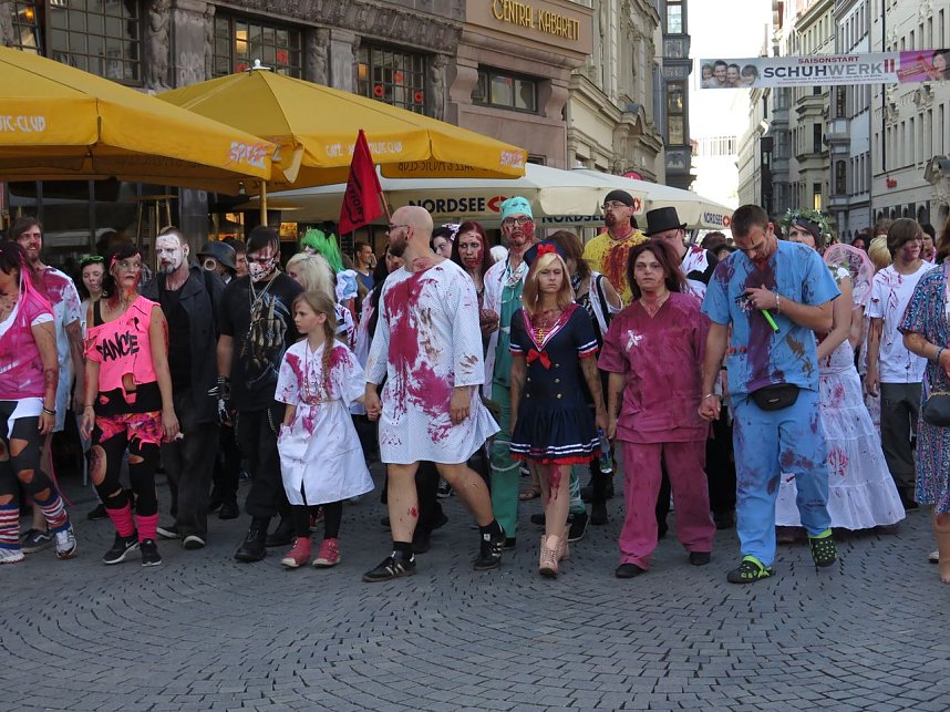 Zombie-Walk in Leipzig